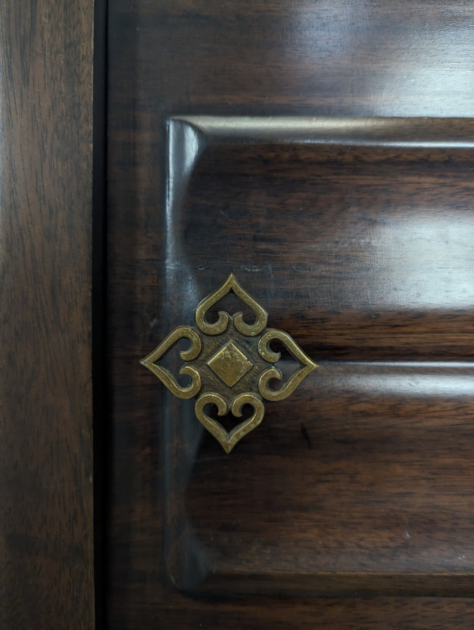 Paire de grands chevets Art Déco en Acajou