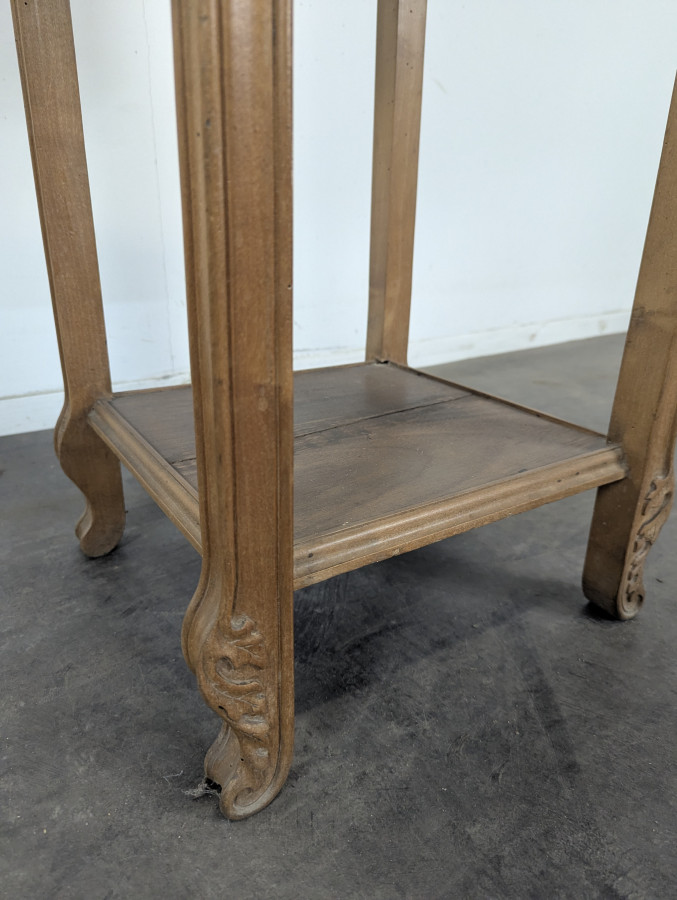Chevet style Art nouveau plateau marbre griotte