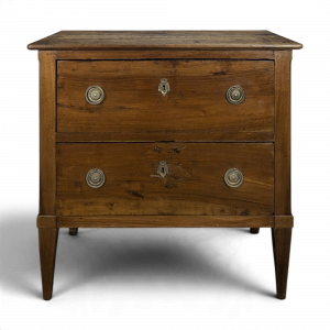 Petite commode de style Directoire en noyer