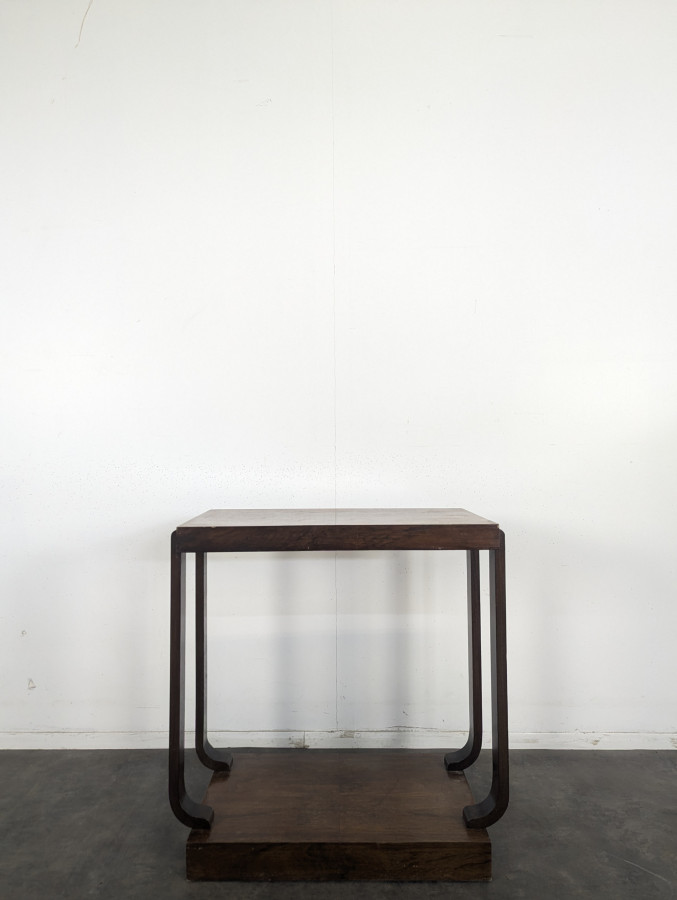 Console d'appoint Art Déco en acajou