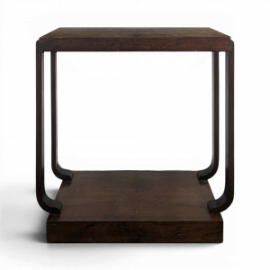 Console d'appoint Art Déco en acajou
