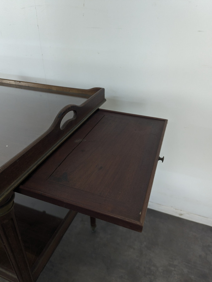 Table desserte de style Louis XVI fin 19ème