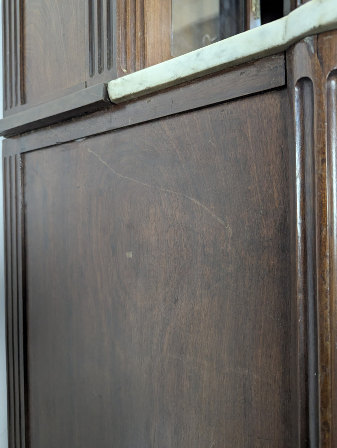 Secretaire à guillotine estampillé F. Trapet début XIXème