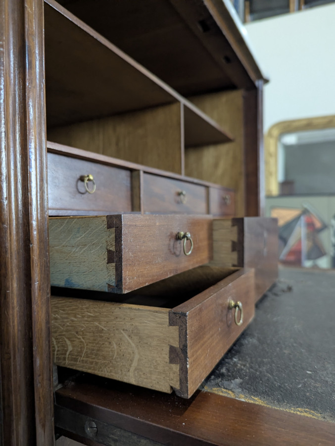Secretaire à guillotine estampillé F. Trapet début XIXème