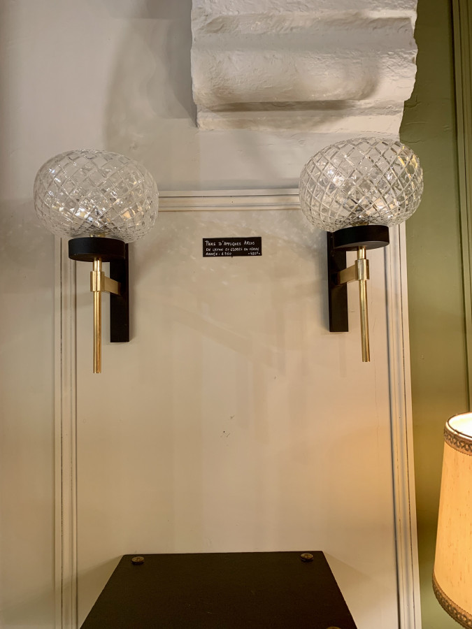 Paire d'appliques Arlus