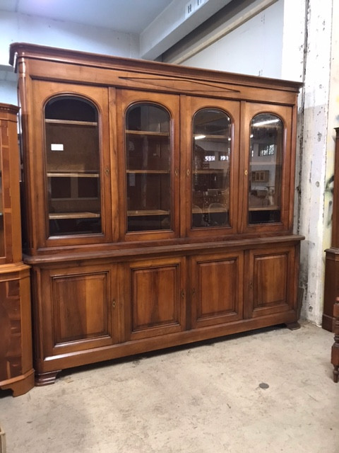 Bibliothèque directoire en noyer