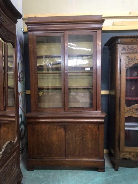 Bibliothèque en acajou