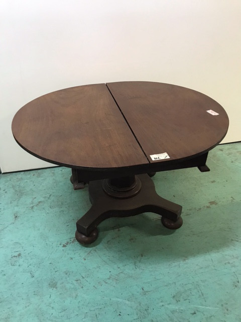 Table à rallonge en Acajou