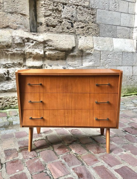 Commode en teck des années 50’