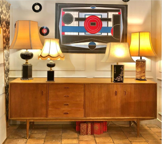 Enfilade scandinave en teck années 50’