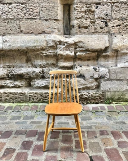 Série de 6 chaises scandinaves des années 60’