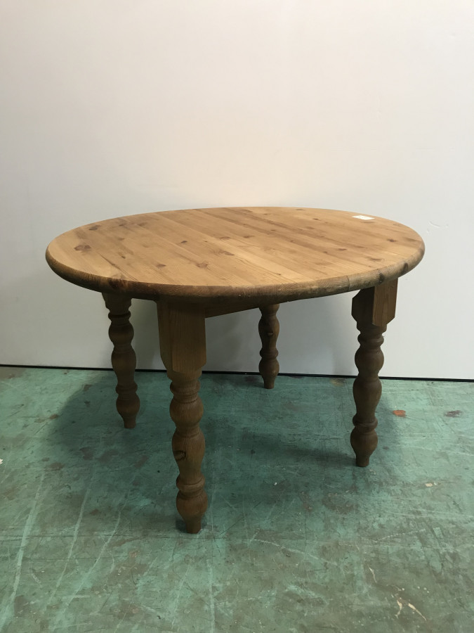 Table ronde pin 110cm