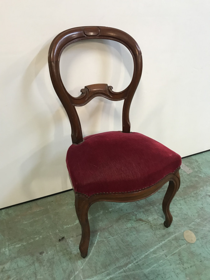 Chaise Louis Philippe en Acajou