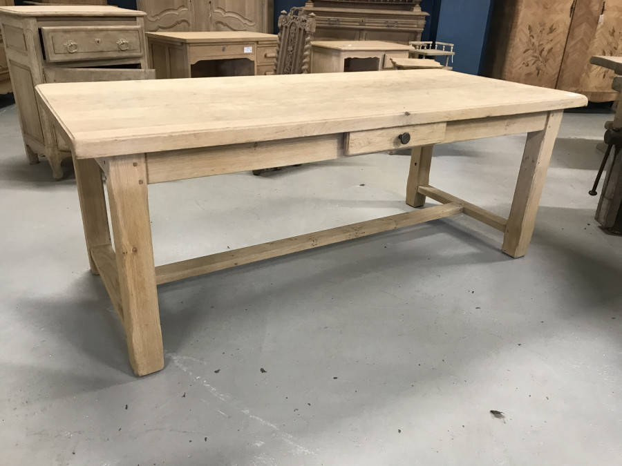 Table en Chêne décapée