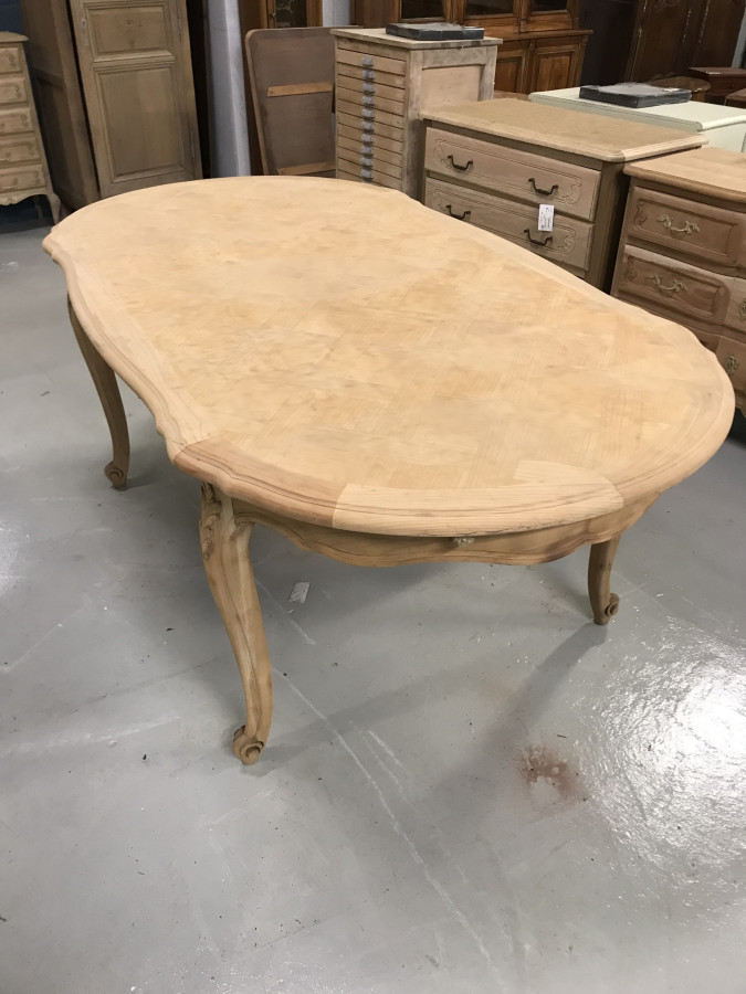 Table en Merisier décapée
