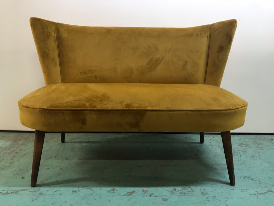 Banquette moderne Jaune moutarde