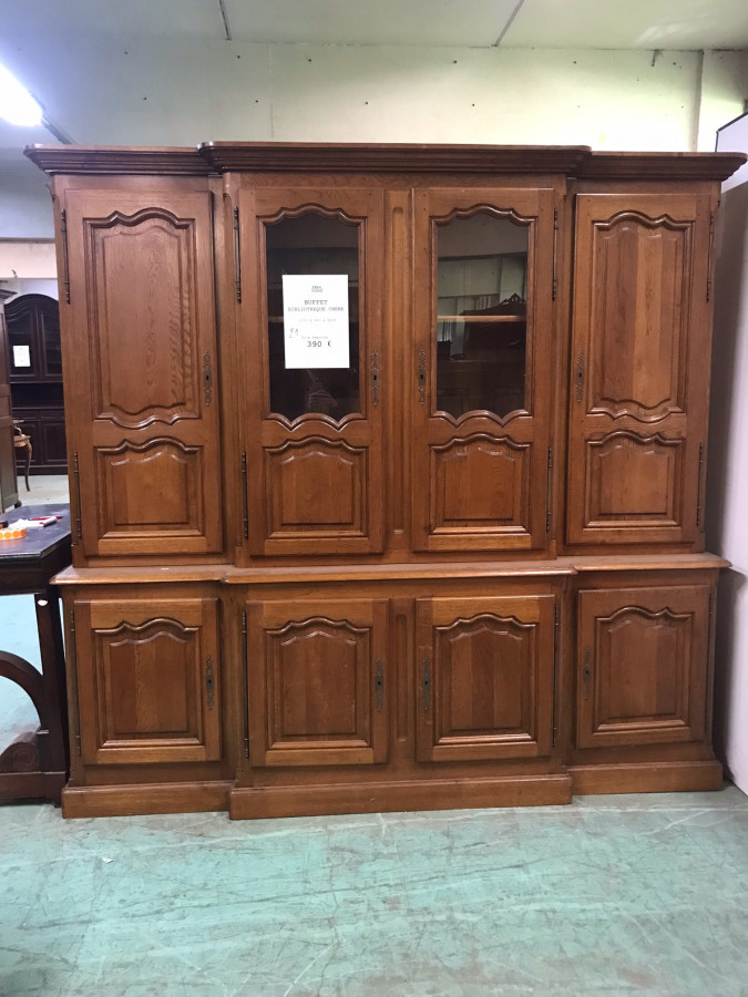 Buffet bibliothèque en Chêne