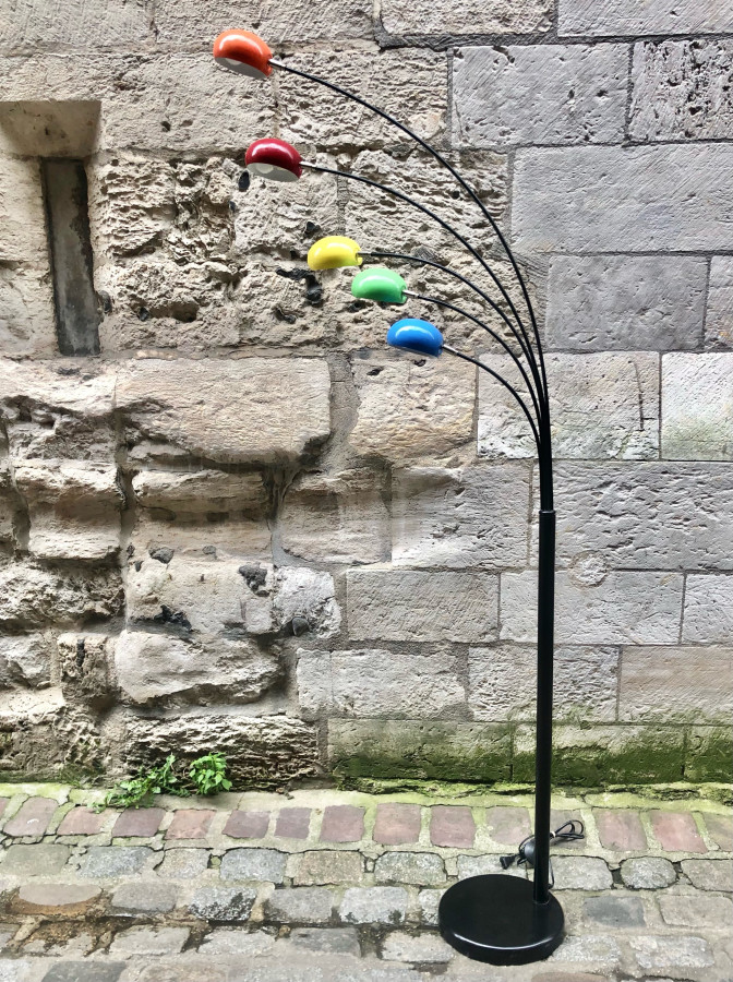 Incroyable lampadaire rétro des années 80