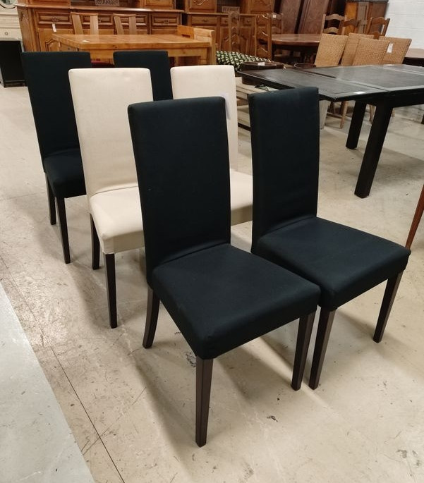 Série de 6 chaises contemporaines
