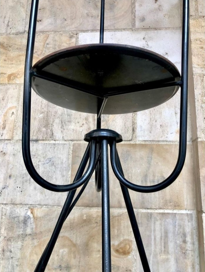 Lampadaire guéridon à 3 branches des années 50