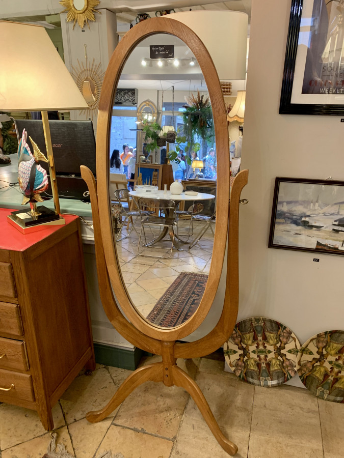 Miroir Psyché des années 60'