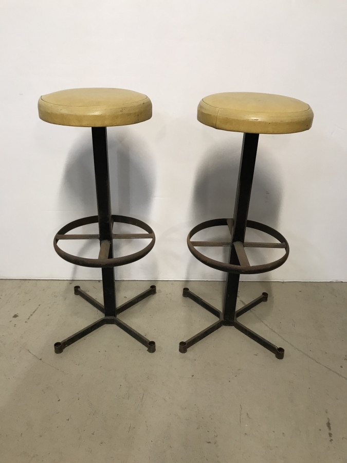 Paire de Tabouret de bar vintage