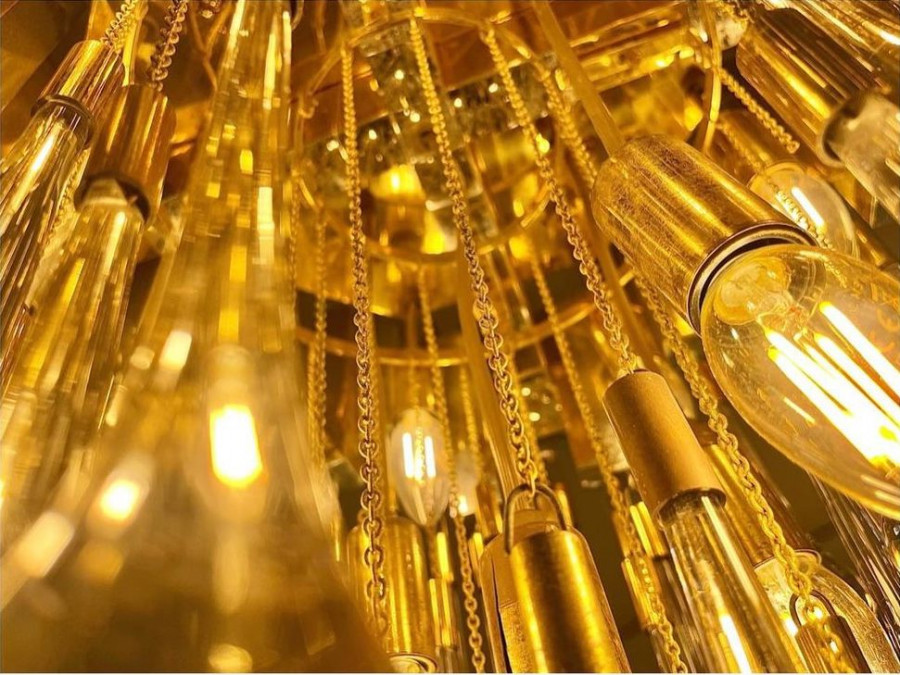 Lustre en gouttes Verre de Murano