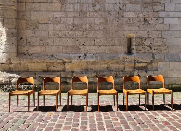 Série de 6 chaises d’Arne Hovmand-Olsen