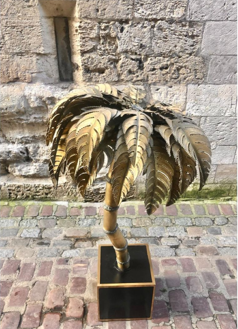 Lampadaire « Palmier » dans le gout de la maison Jansen