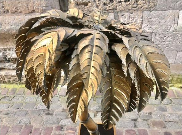 Lampadaire « Palmier » dans le gout de la maison Jansen