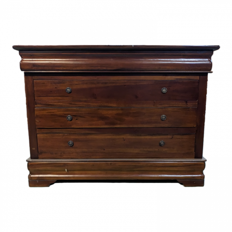 Commode de style Louis Philippe en merisier