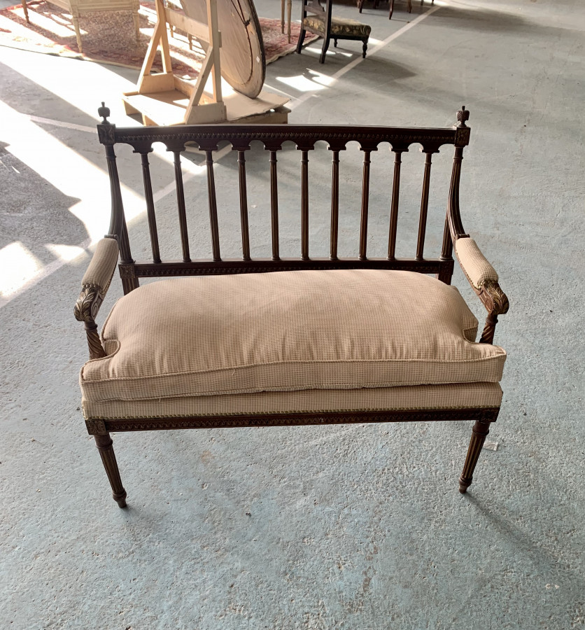 Banquette de style Louis XVI