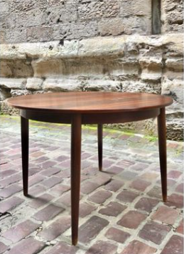 Table à allonges en palissandre années 50