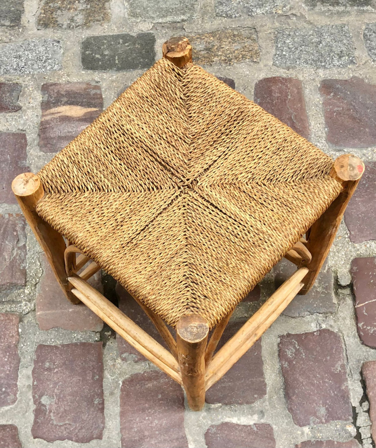 Tabouret rustique