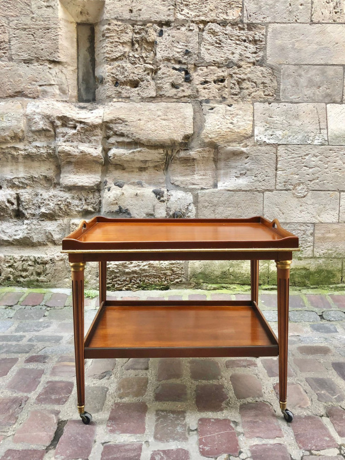 Desserte roulante de style Louis XVI