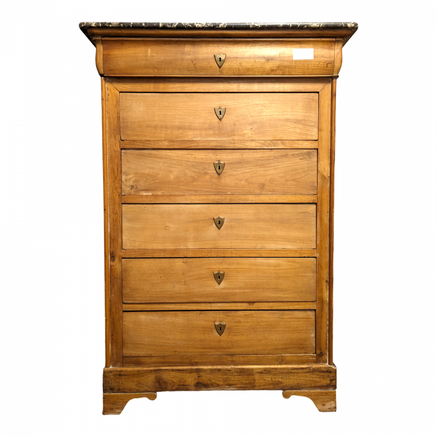 Chiffonier de style Louis Philippe en Merisier