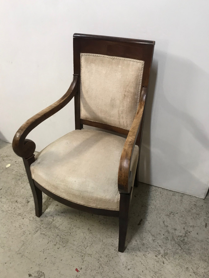 Fauteuil en merisier