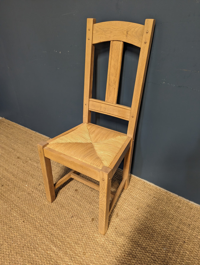 Série de 4 chaises en Chêne