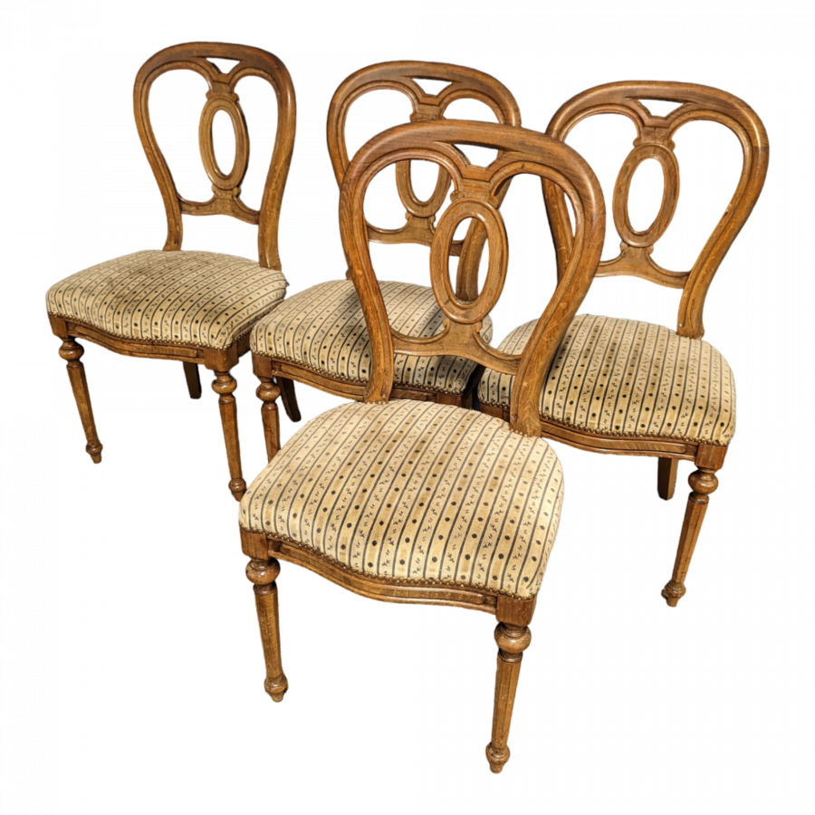 Série de 4 chaises néo-classique