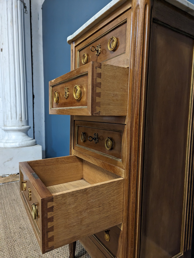 Chiffonier en Acajou de style Louis XVI