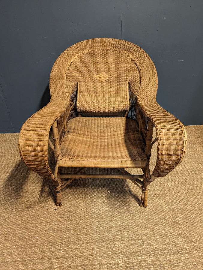 Fauteuil en Rotin