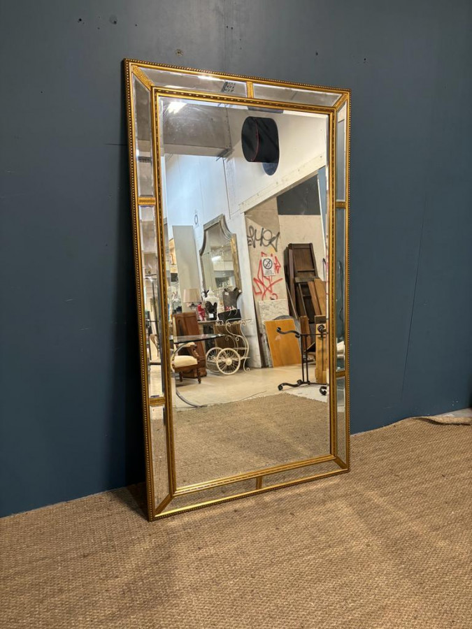 Miroir doré du XXe