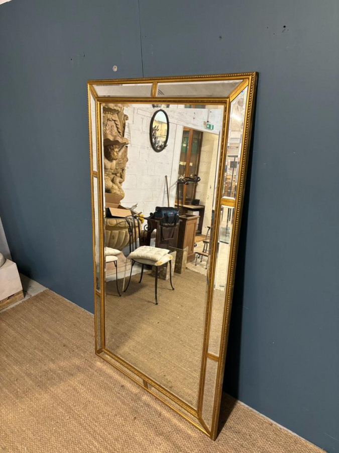 Miroir doré du XXe
