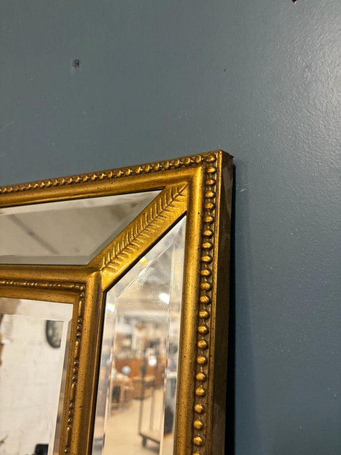 Miroir doré du XXe