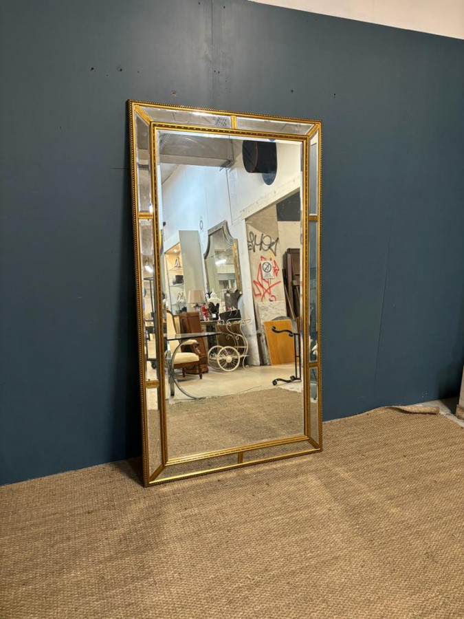 Miroir doré du XXe