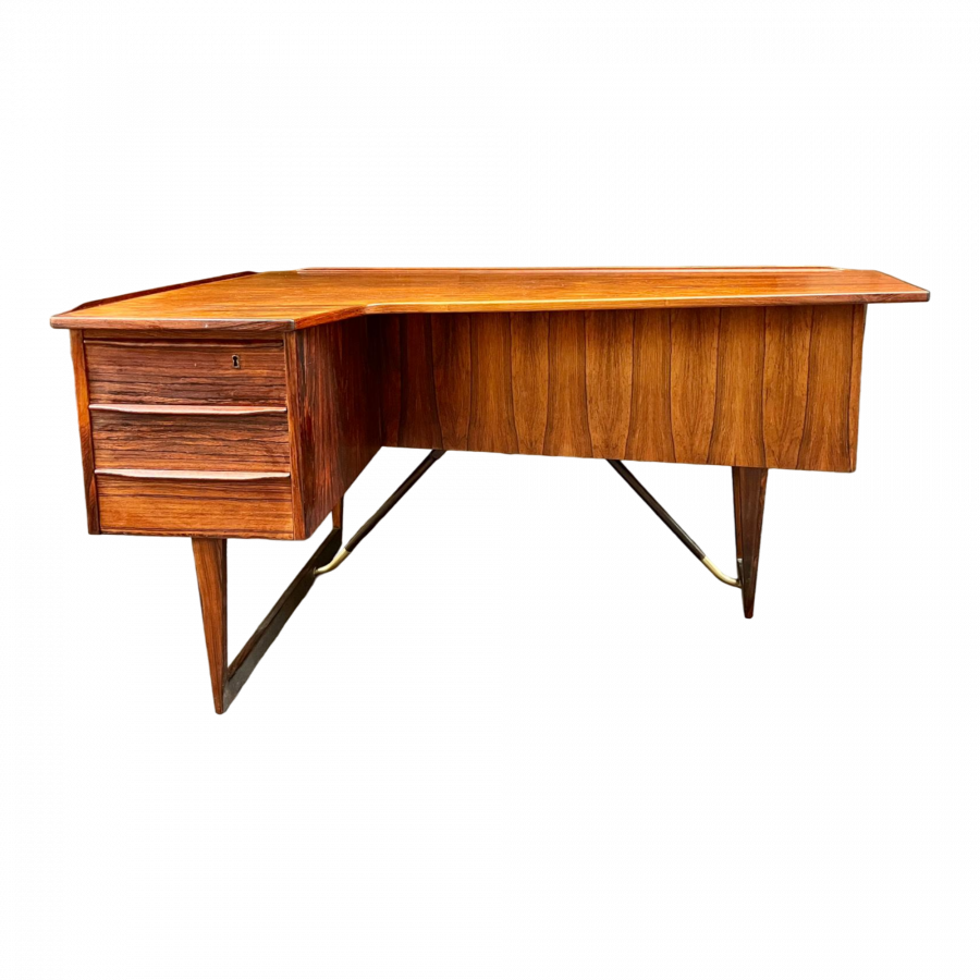 Bureau “Boomerang” en palissandre design Danois