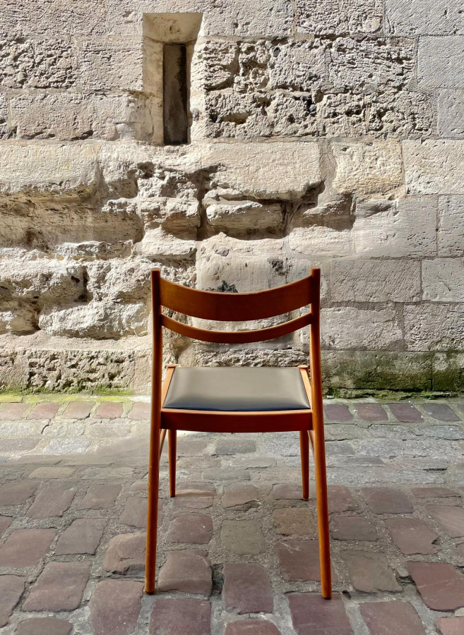 Série de 4 Chaises scandinaves