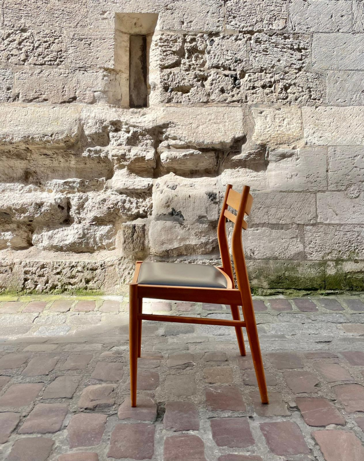 Série de 4 Chaises scandinaves