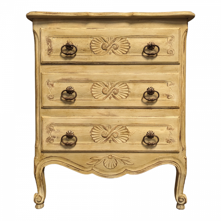 Commode d'entrée de style Louis XV patinée