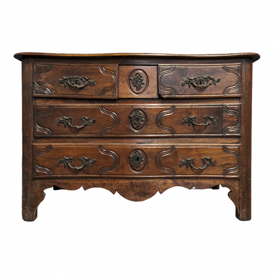 Commode d'époque Louis XIV en noyer